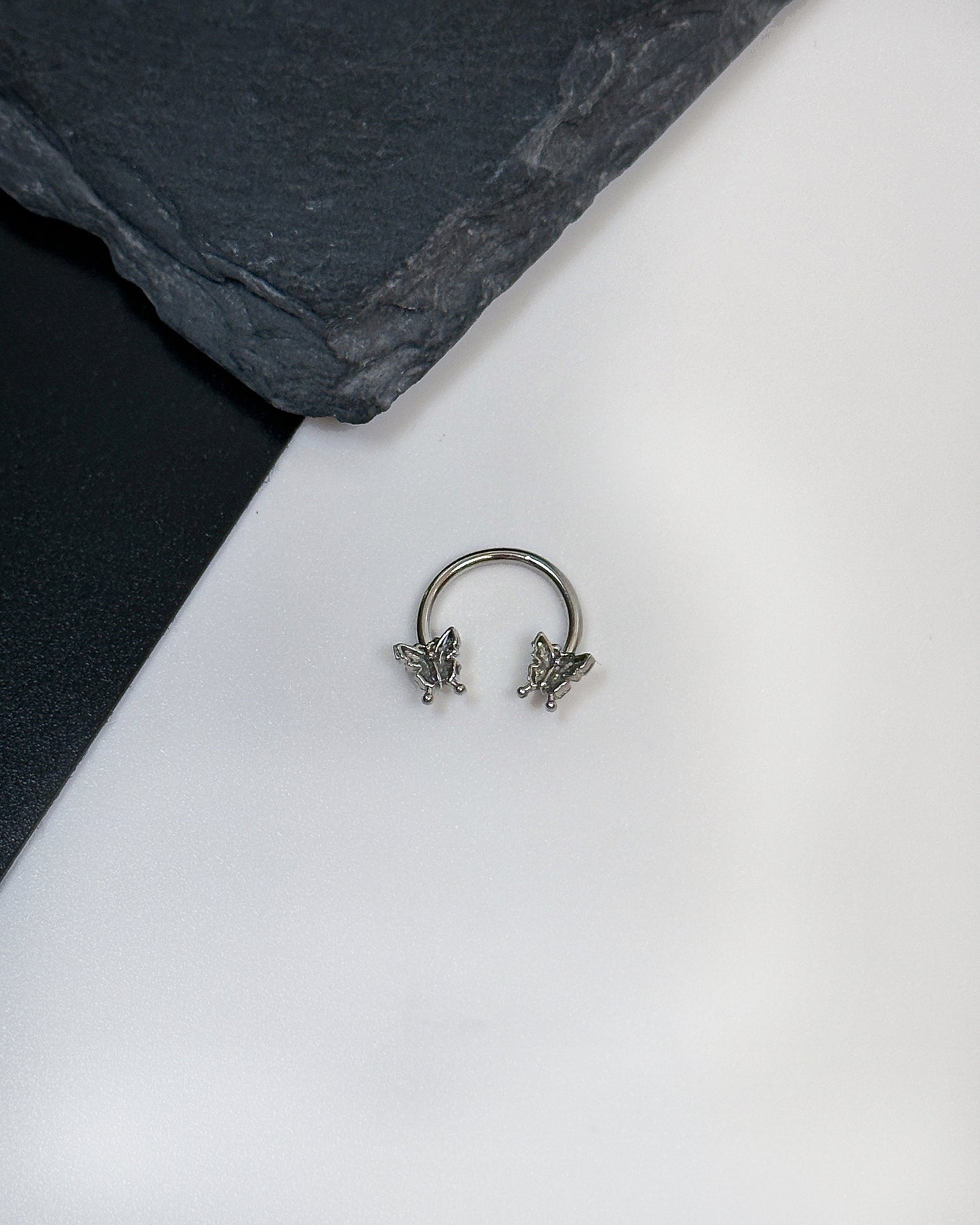 Super Cute Horseshoe Hoops, for septum, ear and nose piercings. Honey Bee, Astrology, Butterflies and Stars