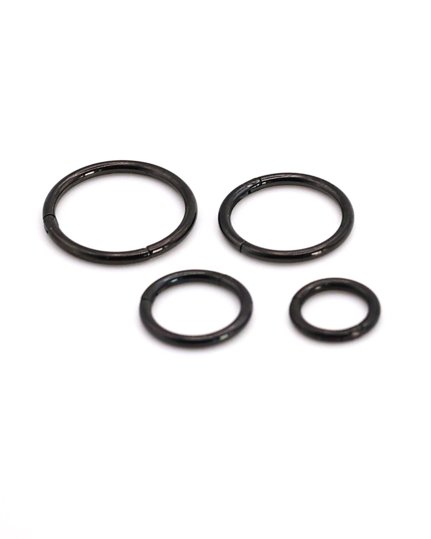 Black Clicker Hoop in 8mm, 10mm, 12mm and 6mm