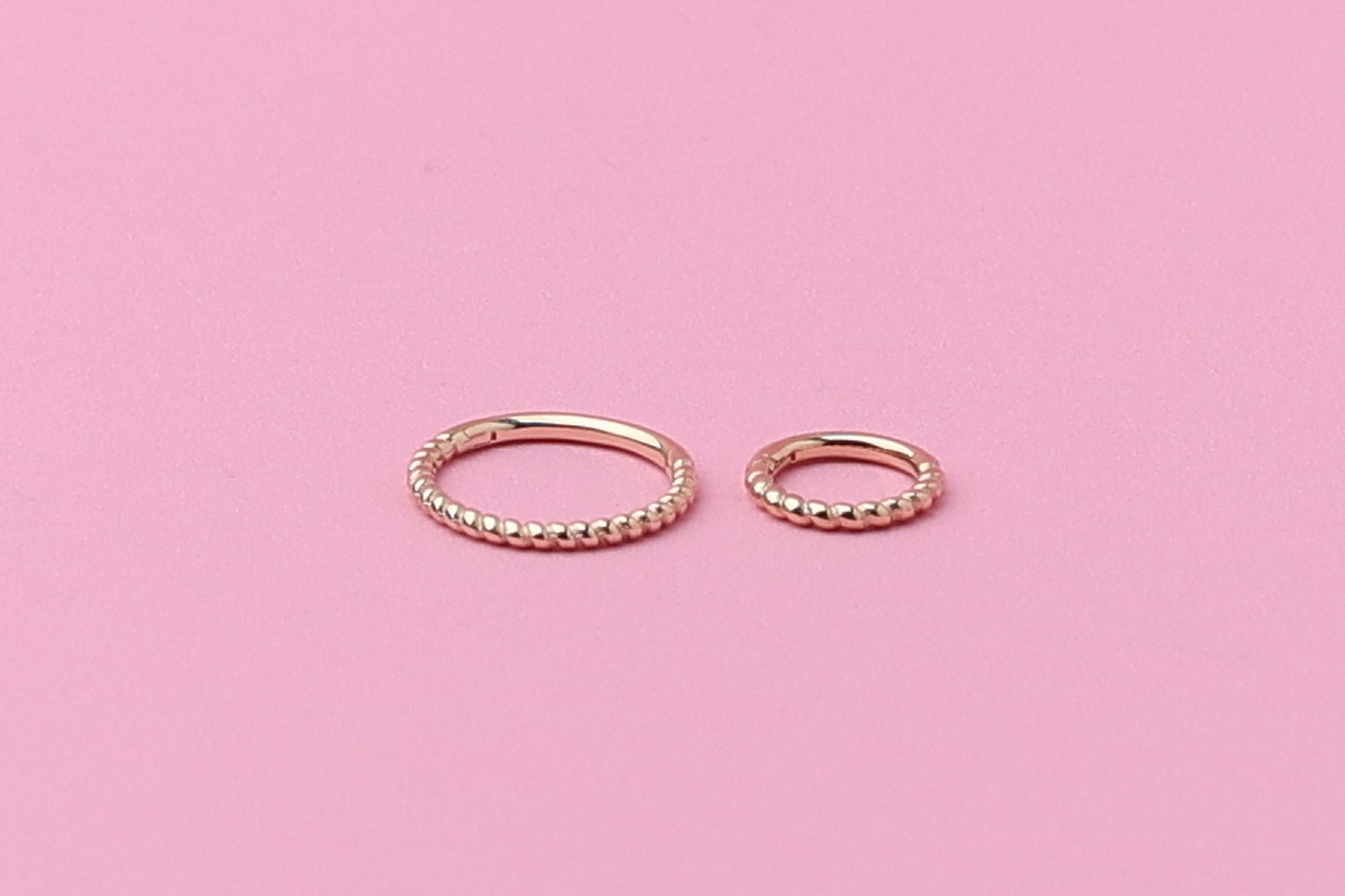 10mm Solid 14K Gold Minimal Daith Hoop, Septum Ring, Helix Hoop, Ear Piercing, 8mm, Septum Jewelry, 16 Gauge 1.2mm Hinged Segment clicker