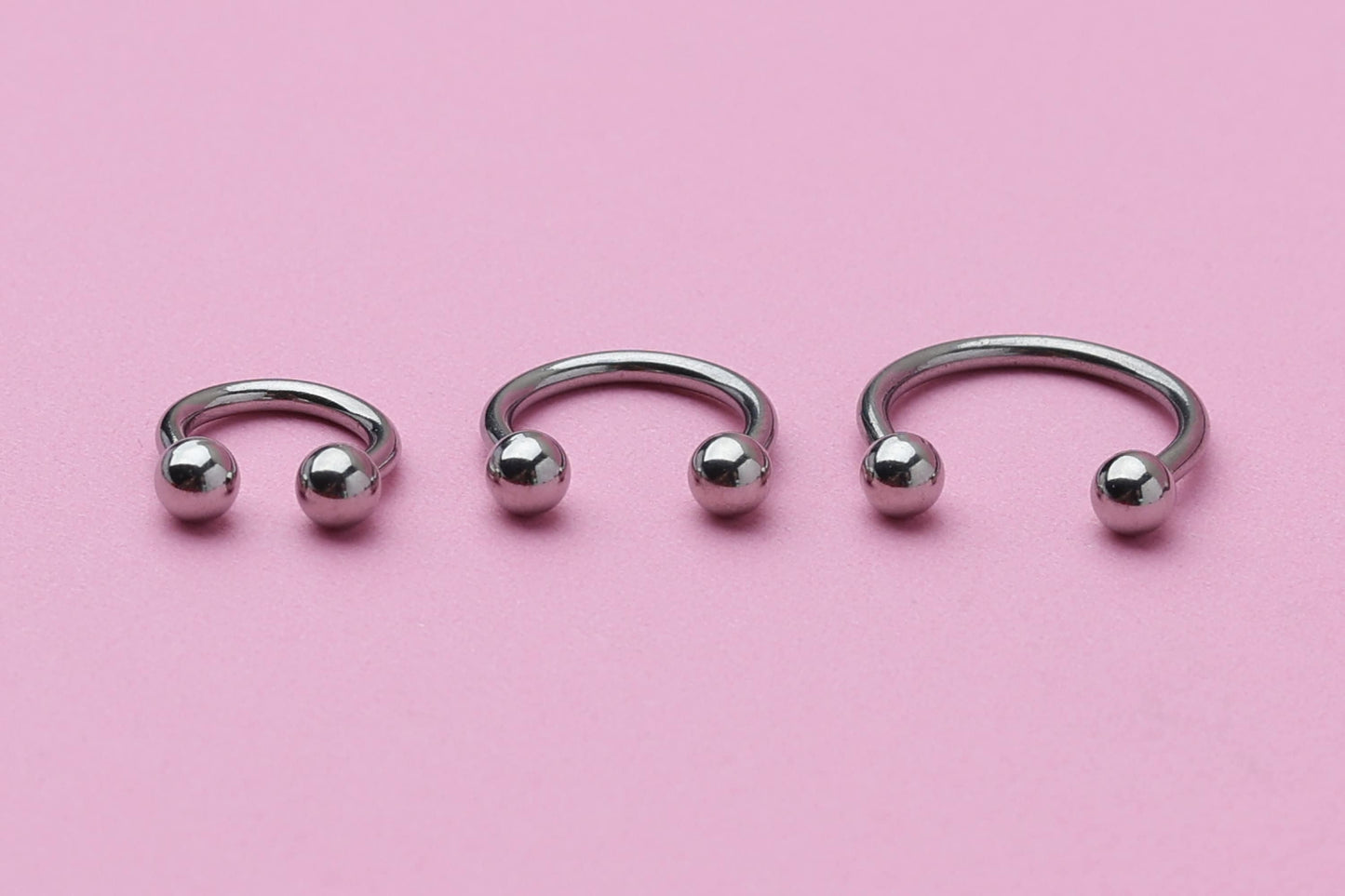 Horseshoe Septum Ring, Cartilage Piercing, Silver Septum Piercing, Helix Piercing, Nose Hoop, Daith Earring, Body Jewelry