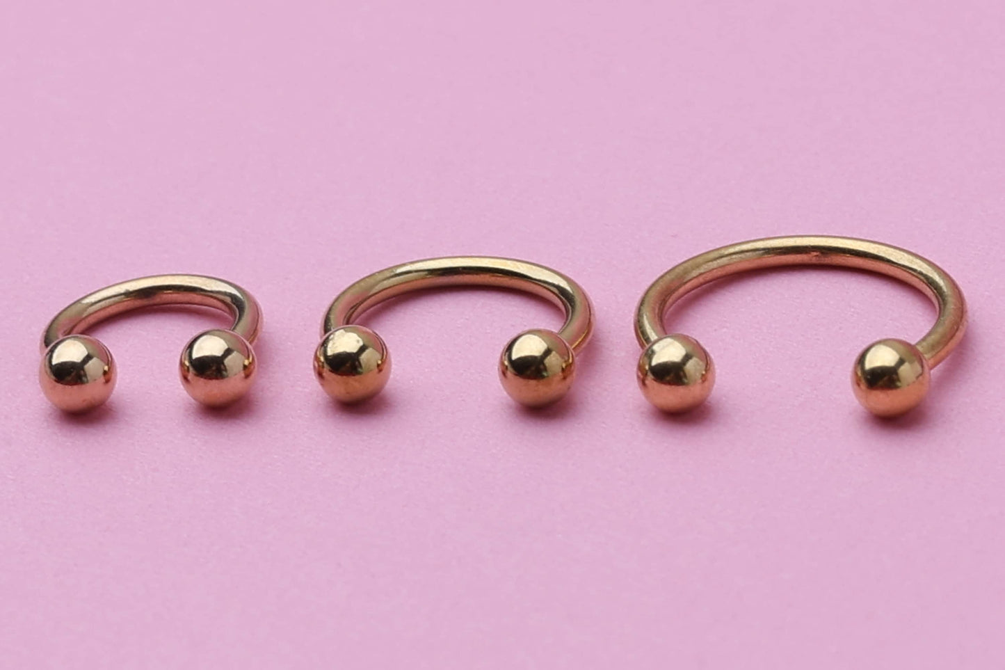 Gold Horseshoe Septum Ring, Cartilage Piercing, Septum Piercing, Helix Piercing, Nose Hoop, Daith Earring, Body Jewelry