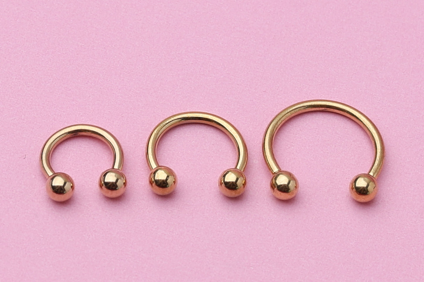 Gold Horseshoe Septum Ring, Cartilage Piercing, Septum Piercing, Helix Piercing, Nose Hoop, Daith Earring, Body Jewelry