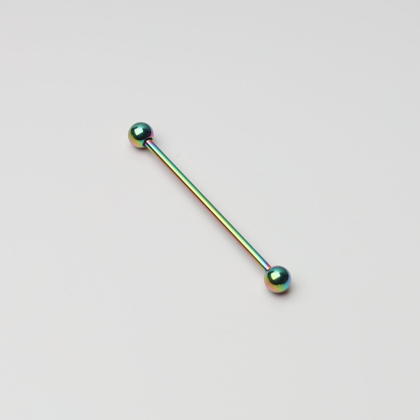 Industrial Barbell, Industrial Piercing, 14g 1.6mm Industrial Barbell 34mm, 36mm, 38mm, 316L Surgical Steel Scaffold Earring