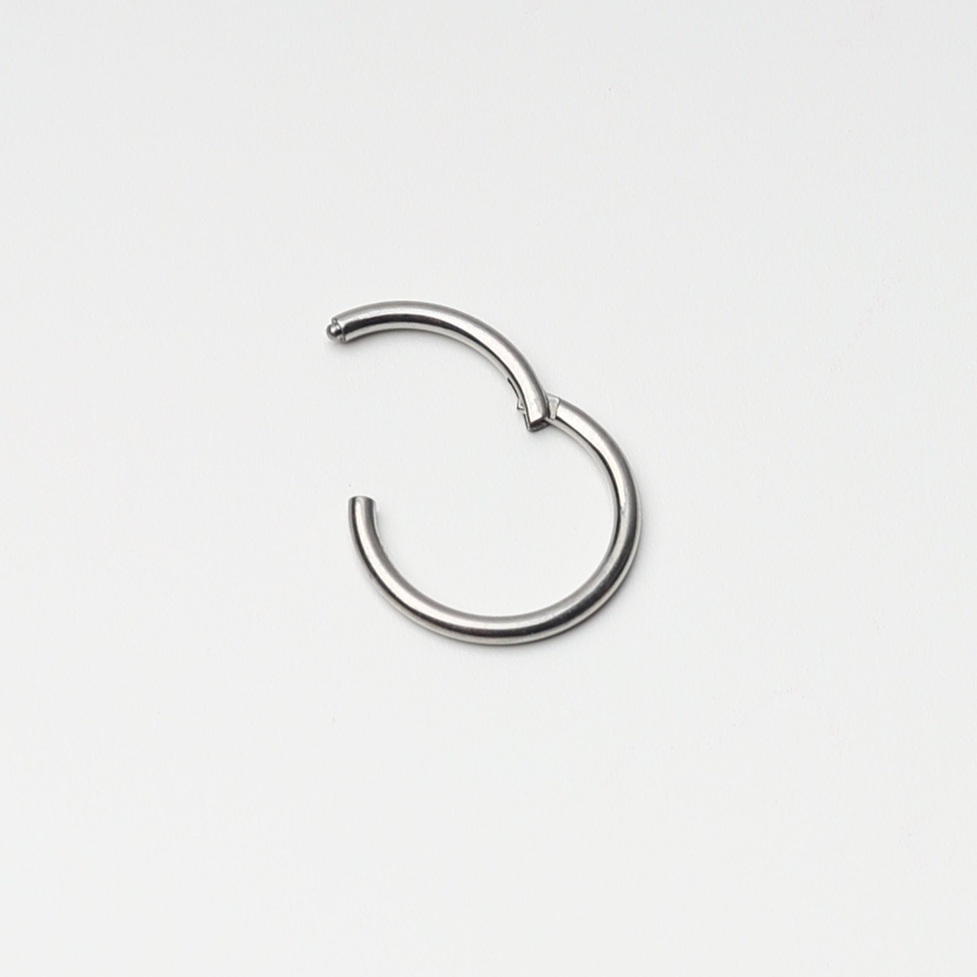 Titanium Septum Clicker, All Sizes, ASTM F136, Nose Jewelry, Helix Hoop, Daith Jewelry, Minimal Septum Ring. Ear Clicker, Endless Hoops