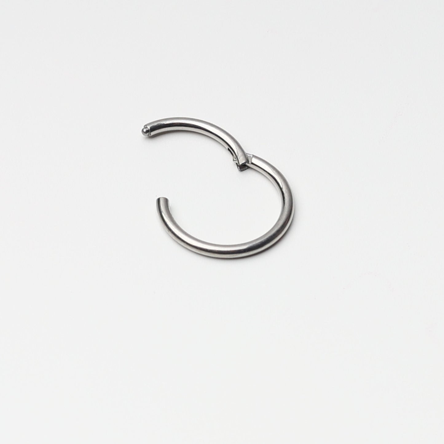 Titanium Septum Clicker, All Sizes, ASTM F136, Nose Jewelry, Helix Hoop, Daith Jewelry, Minimal Septum Ring. Ear Clicker, Endless Hoops