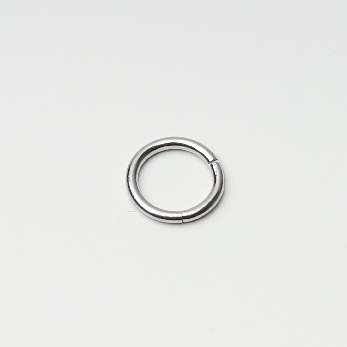 1.0mm 18 Gauge Gold Minimal Septum Ring, Earring, Titanium - 6mm, 8mm, 10mm, 12mm Septum clicker - Hinged Segment clicker, helix hoop,daith