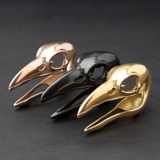 Raven Skull Ear Weights