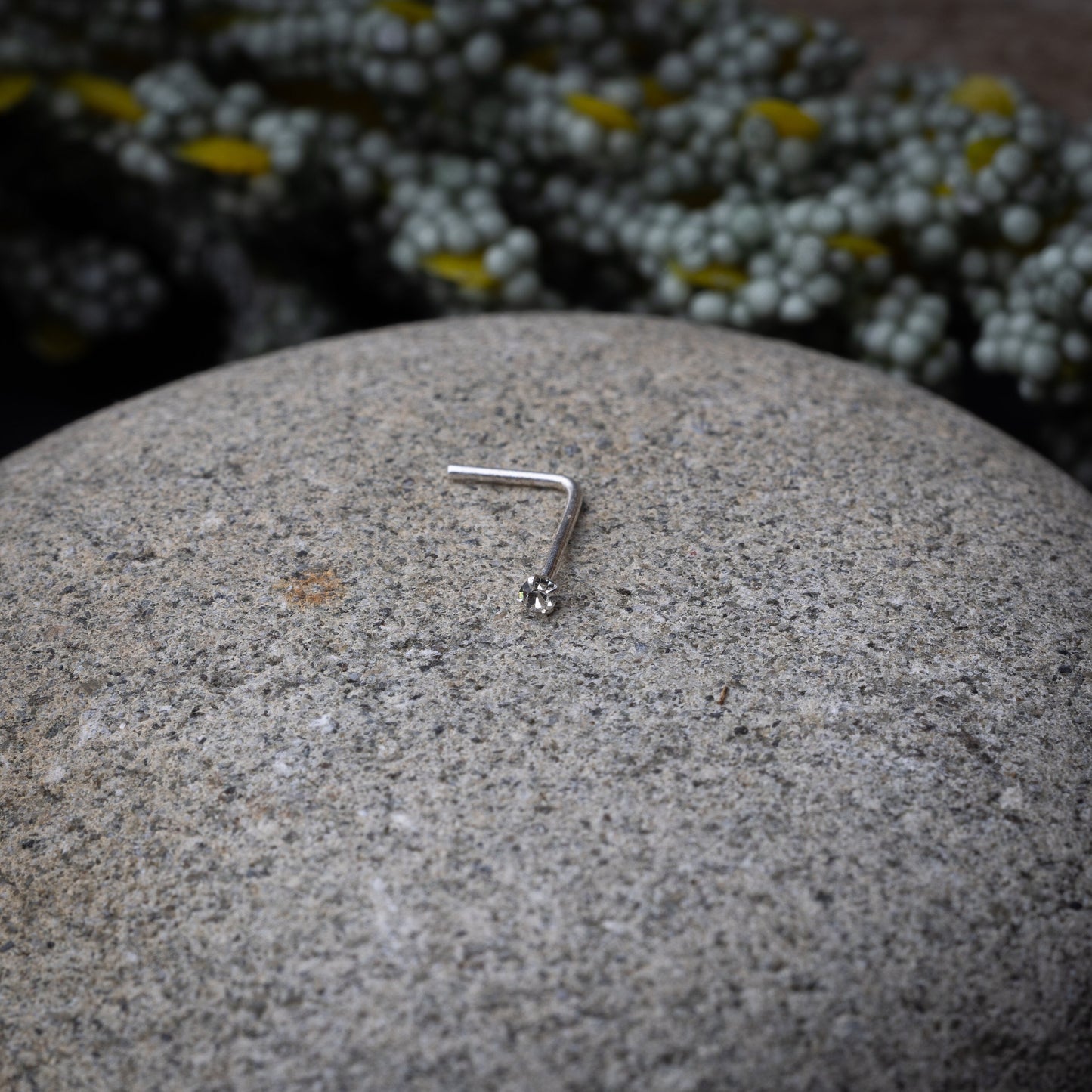 Tiny Sterling Silver Nose Stud