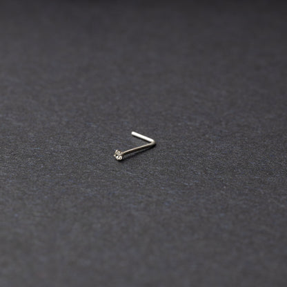 Tiny Sterling Silver Nose Stud