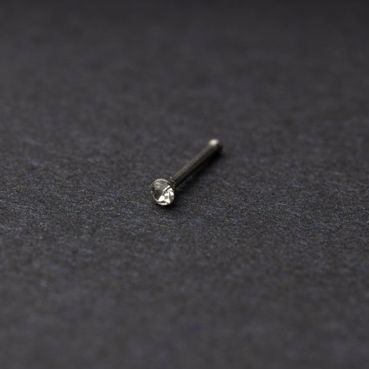 Tiny Silver Nose Stud