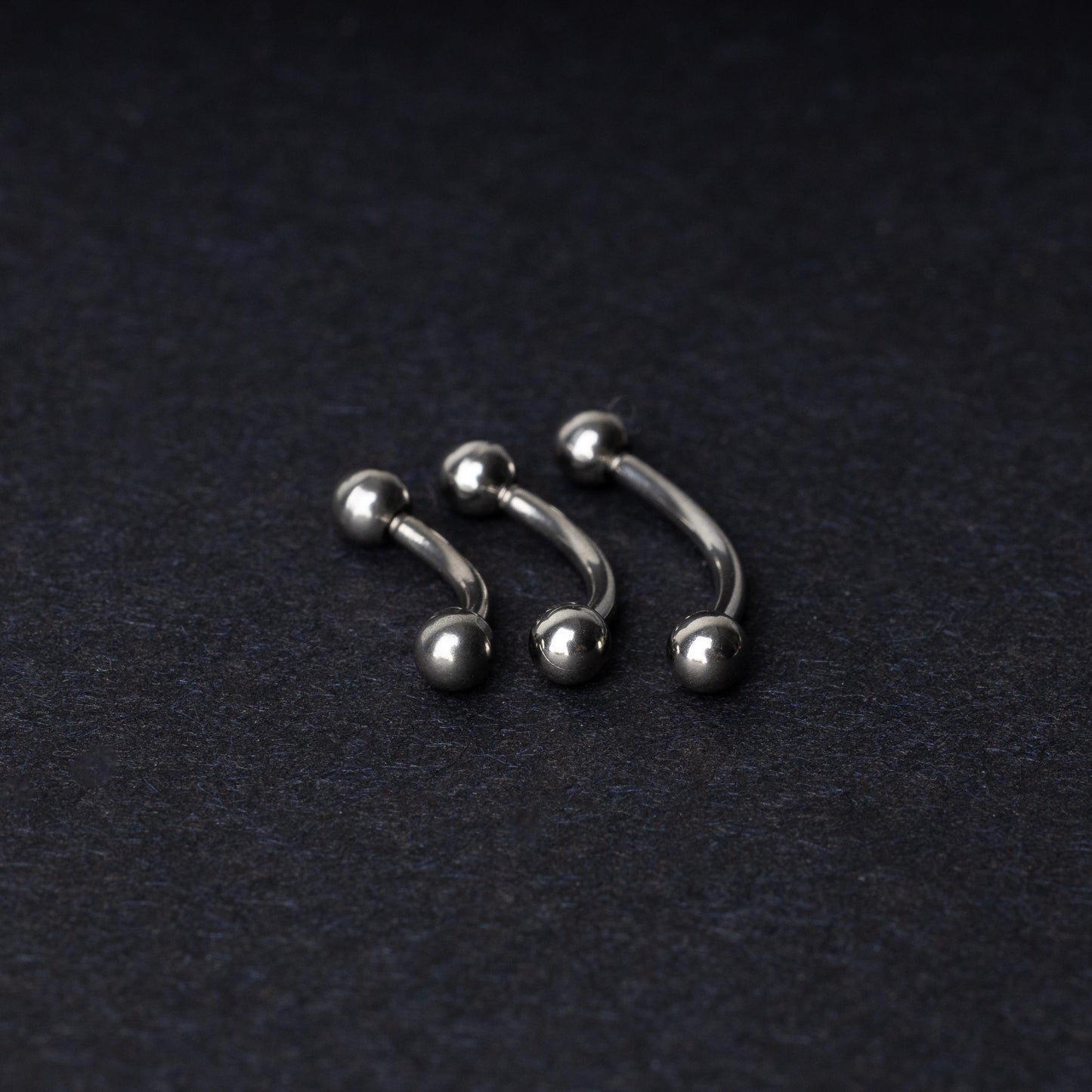 Silver Curved Barbell