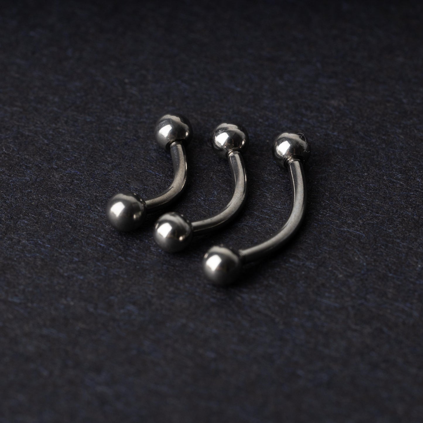 Silver Curved Barbell