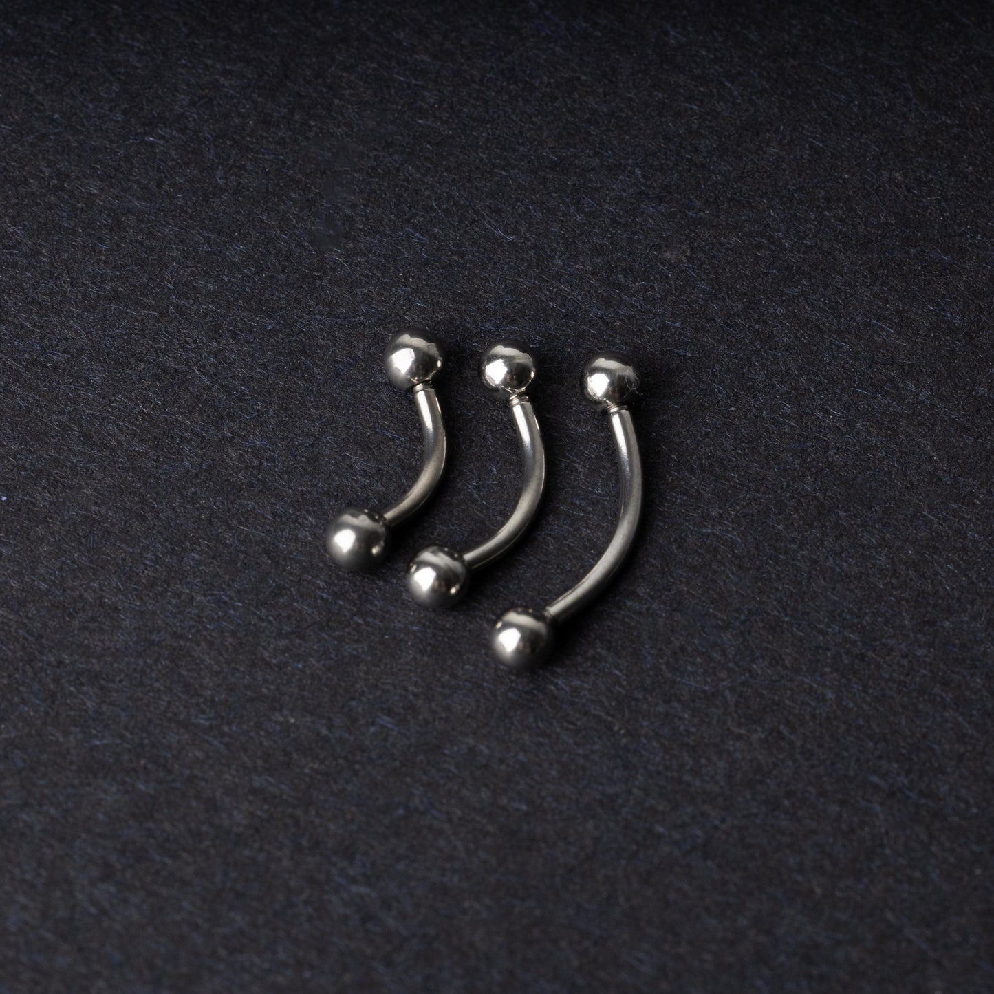 Silver Curved Barbell