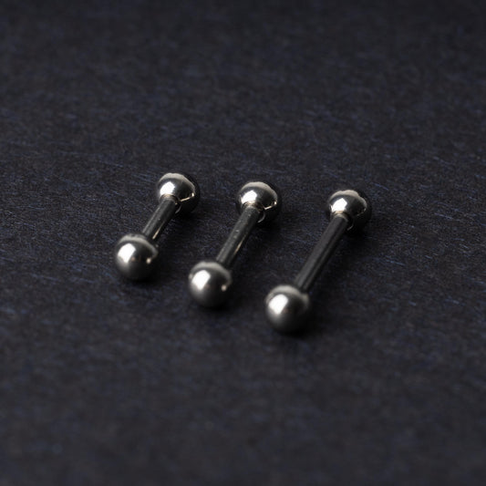 Small Silver Barbell