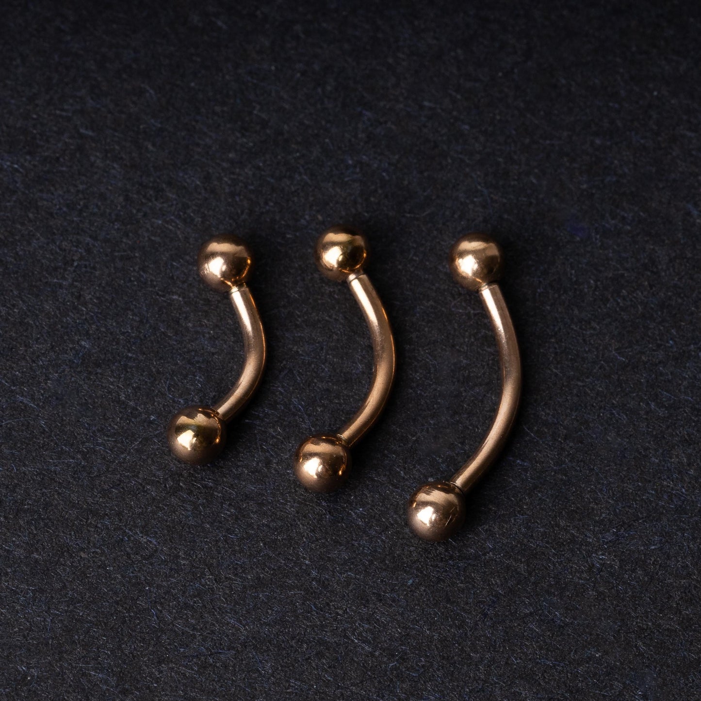 Rose Gold Curved Barbell