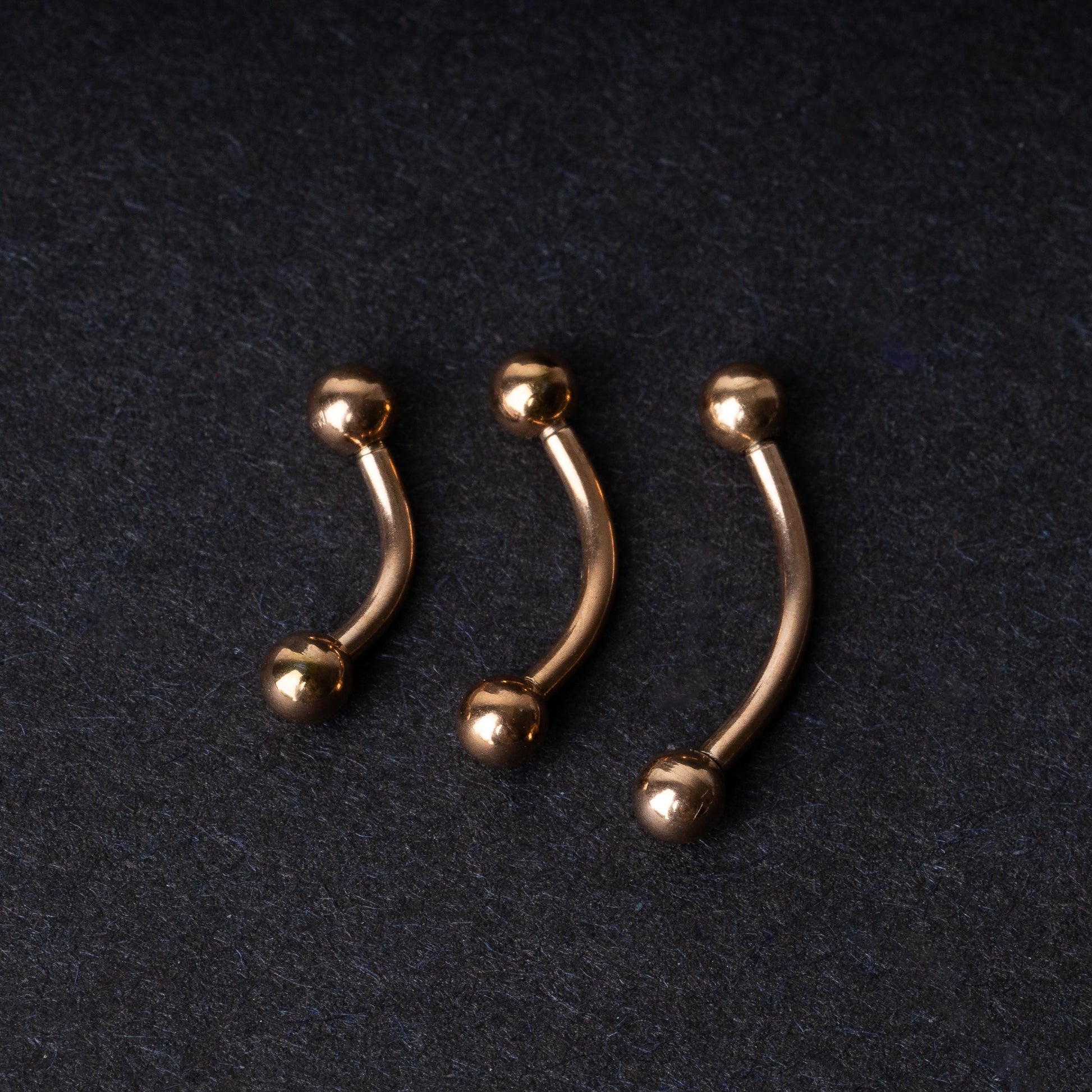 Rose Gold Curved Barbell