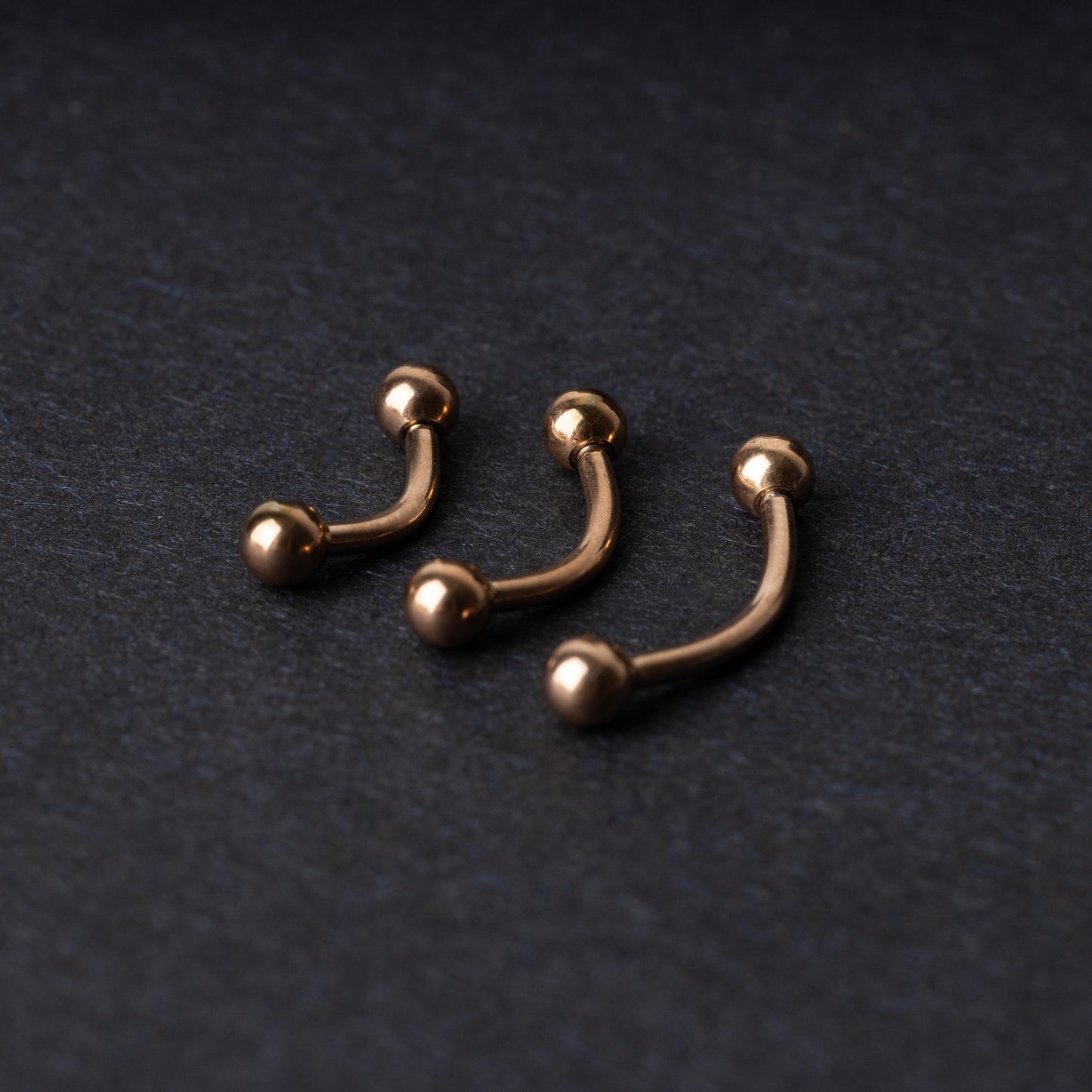 Rose Gold Curved Barbell