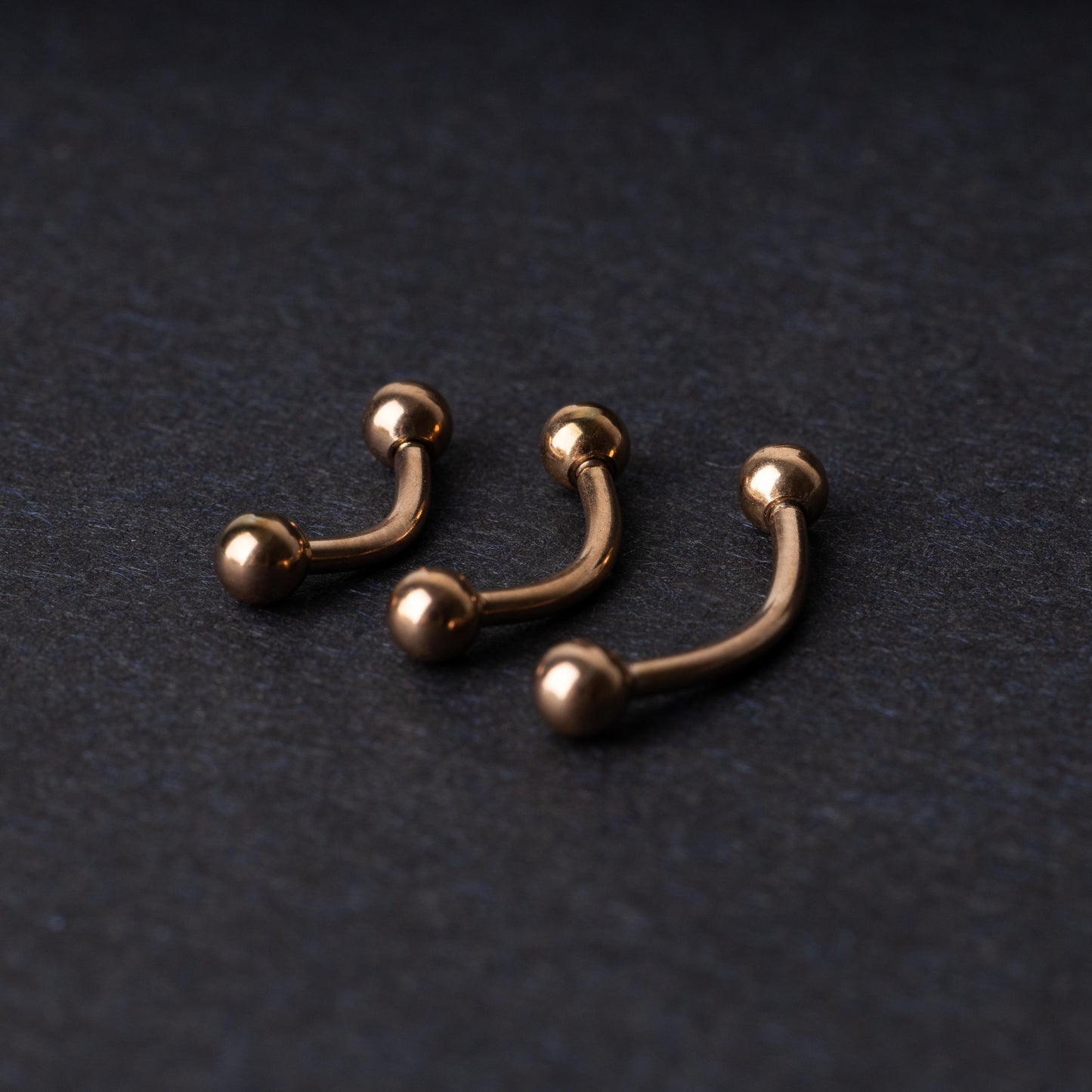 Rose Gold Curved Barbell