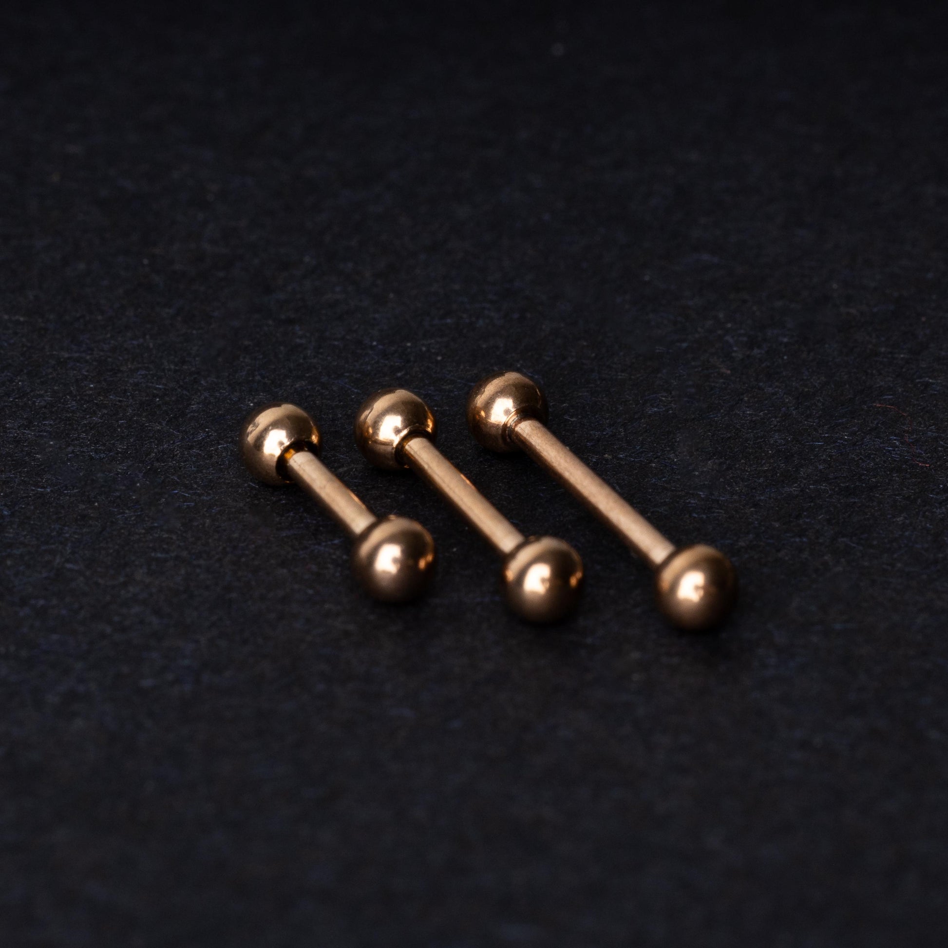 Small Rose Gold Barbell