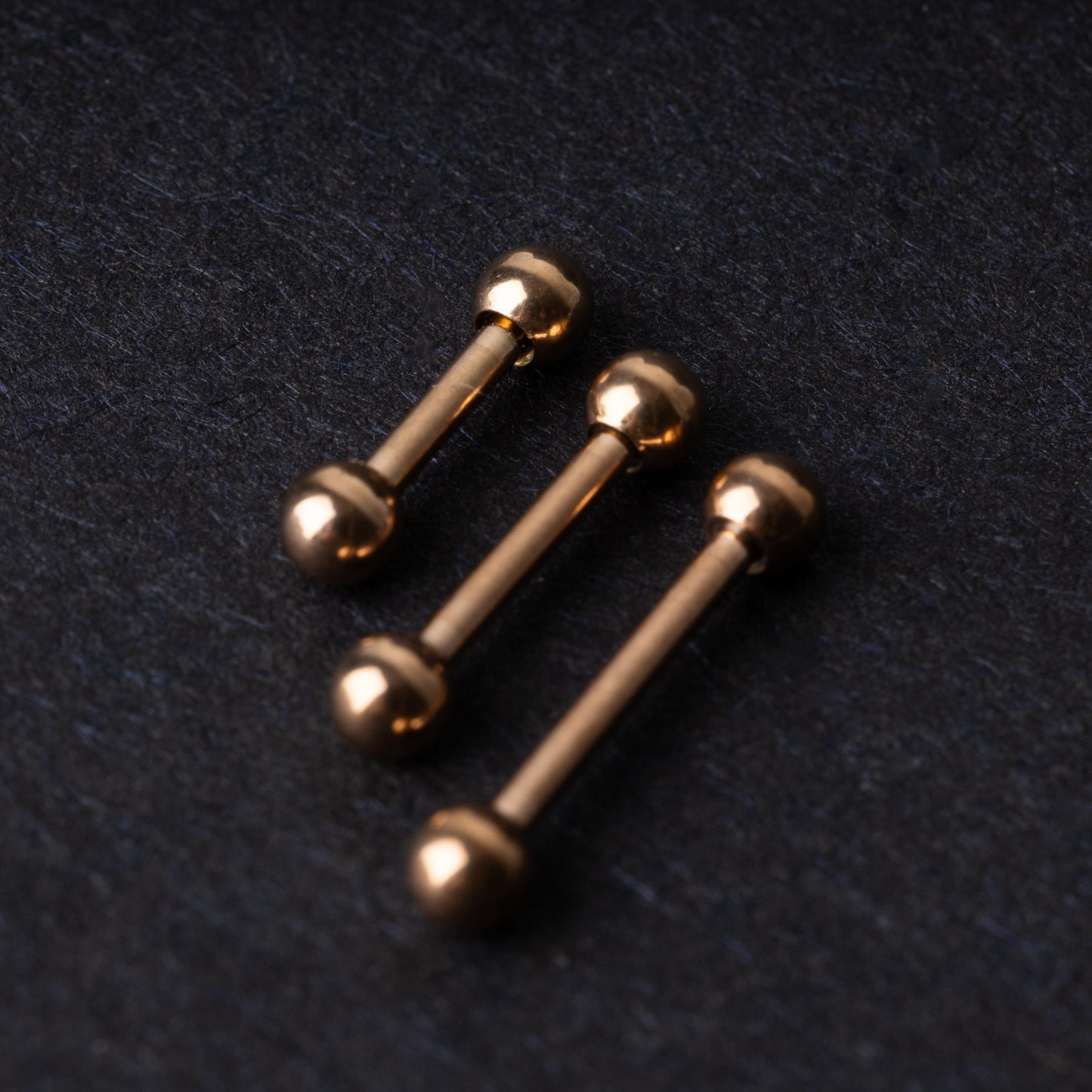 Small Rose Gold Barbell