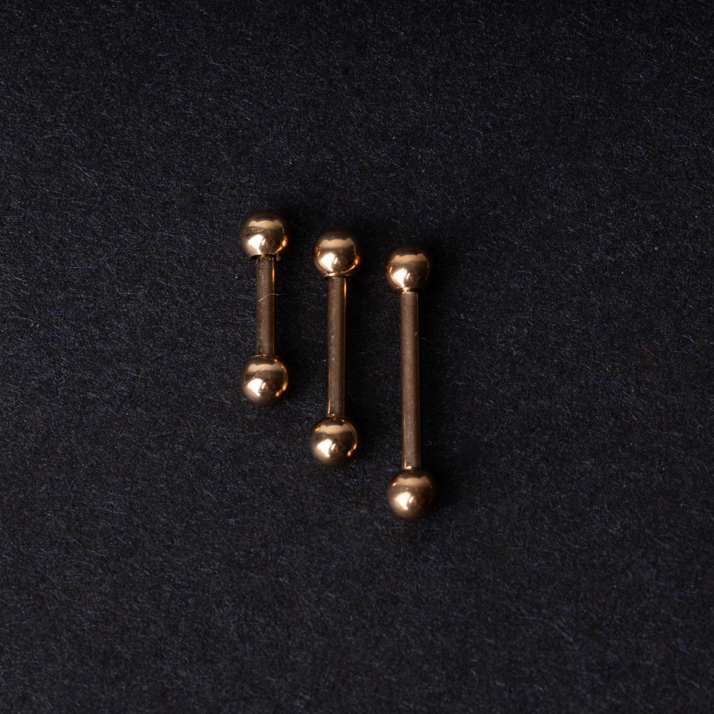 Small Rose Gold Barbell