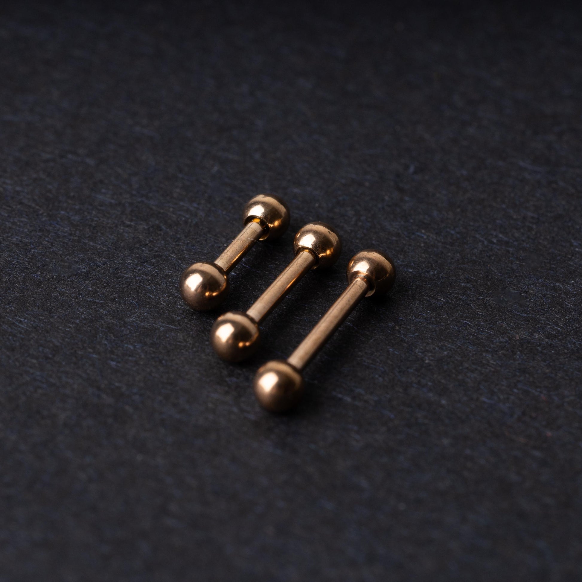 Small Rose Gold Barbell