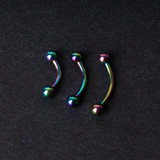 Rainbow Curved Barbell