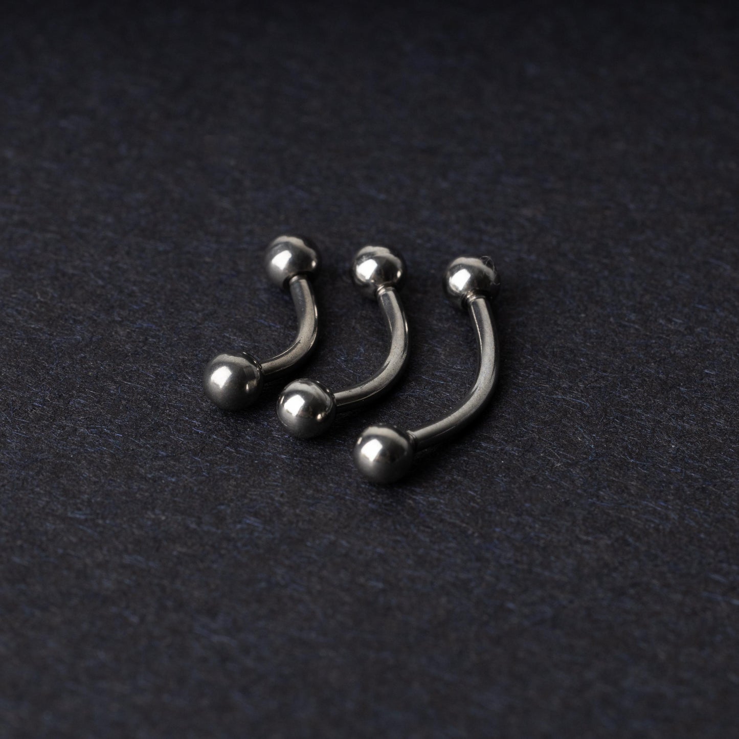 Silver Curved Barbell