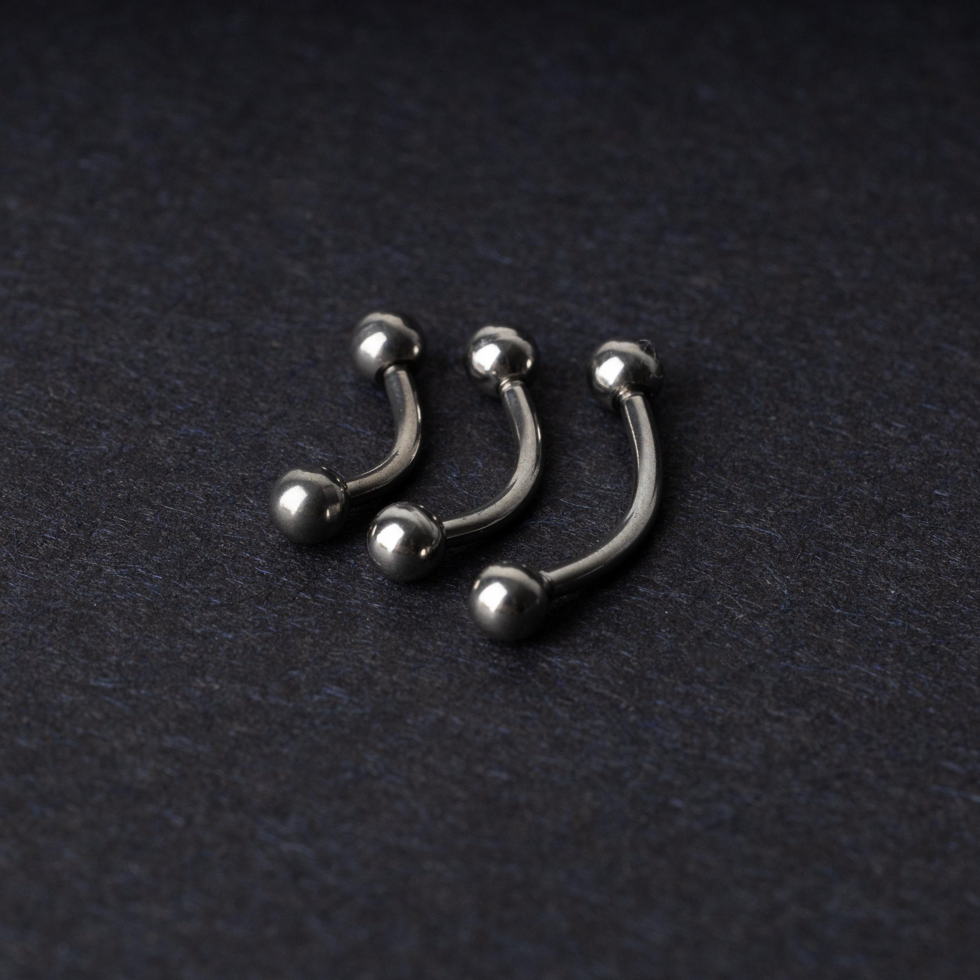 Silver Curved Barbell