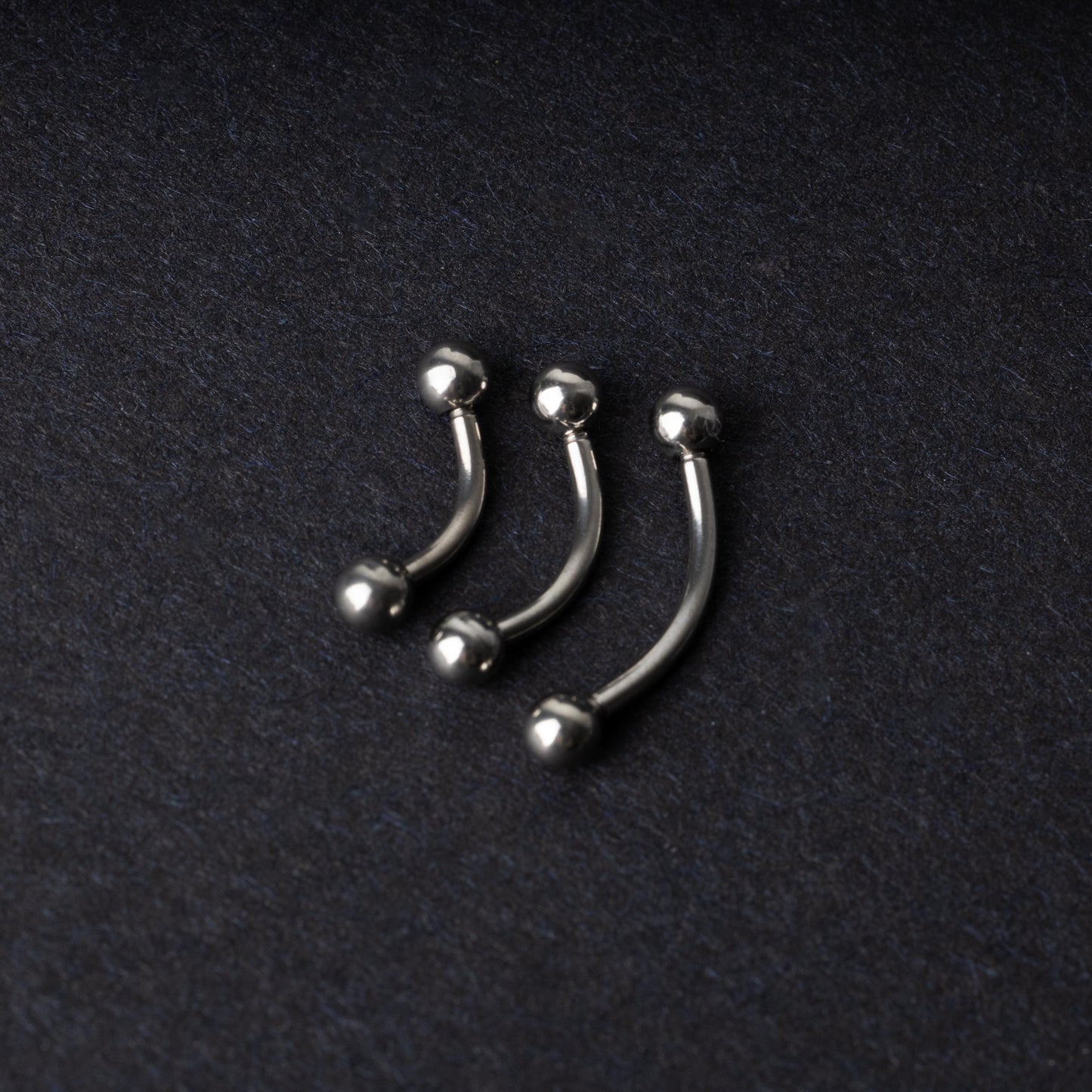 Silver Curved Barbell