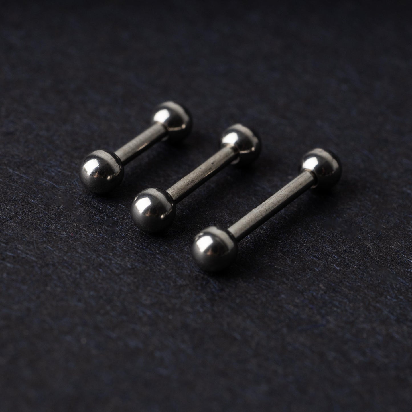 Small Silver Barbell