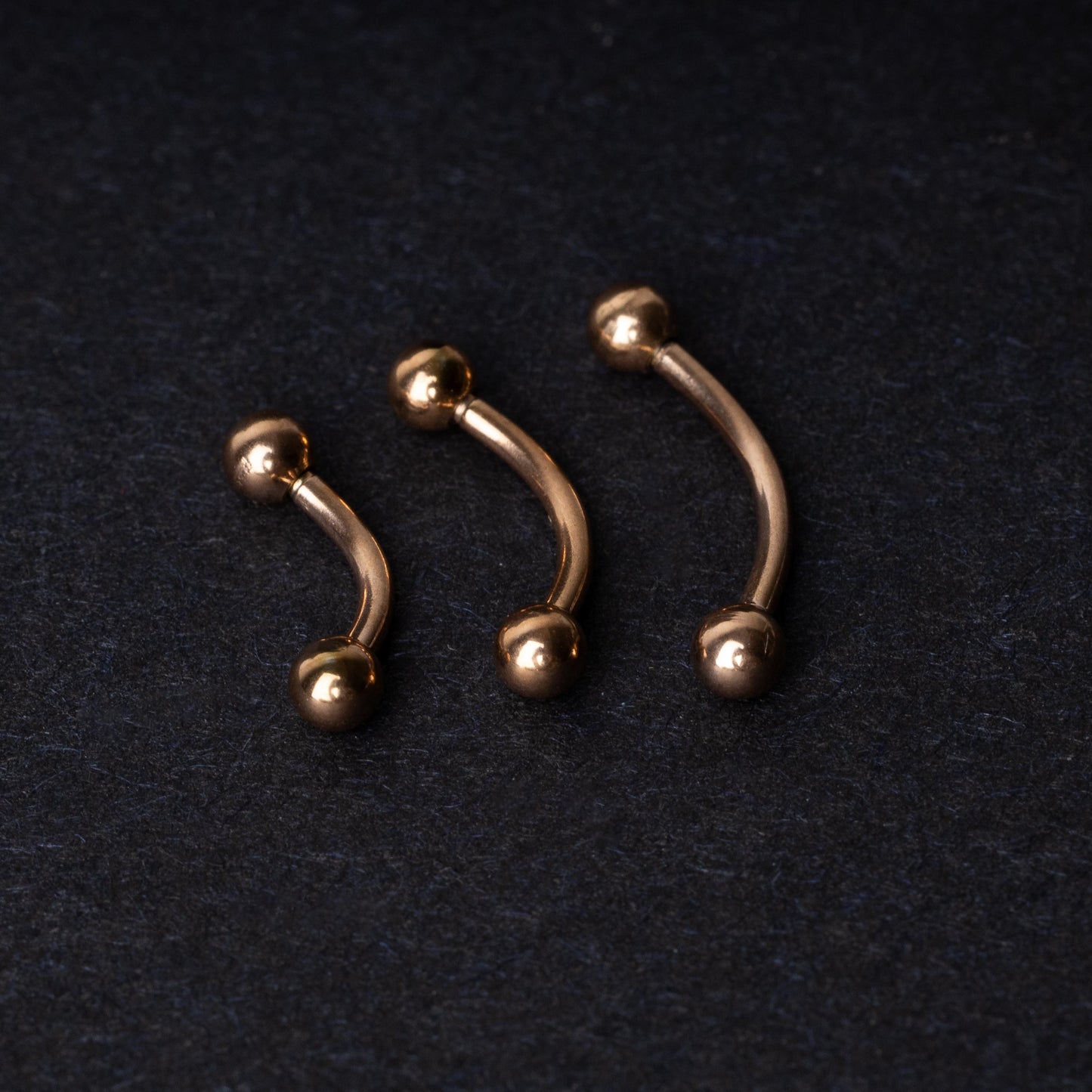 Rose Gold Curved Barbell