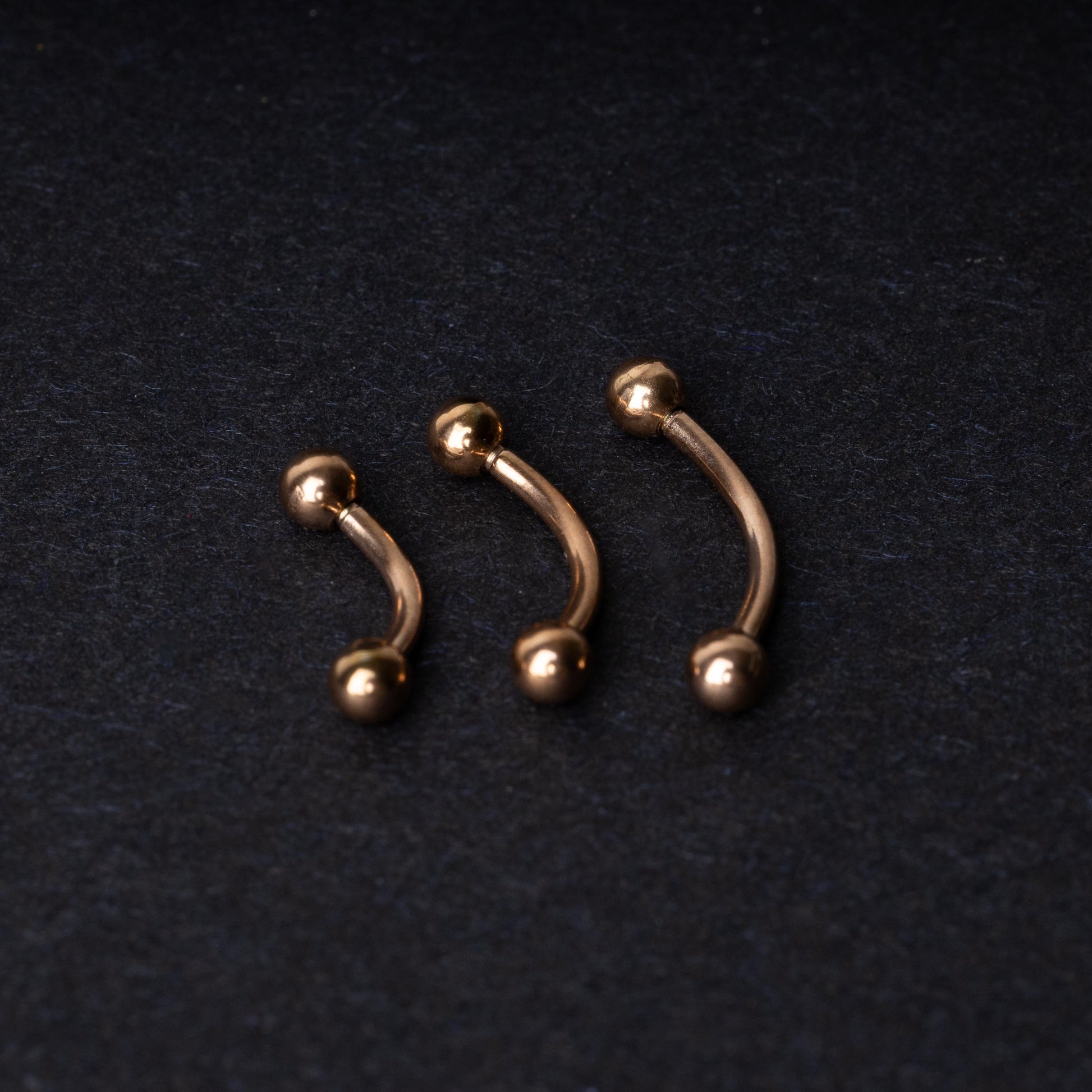 Rose Gold Curved Barbell