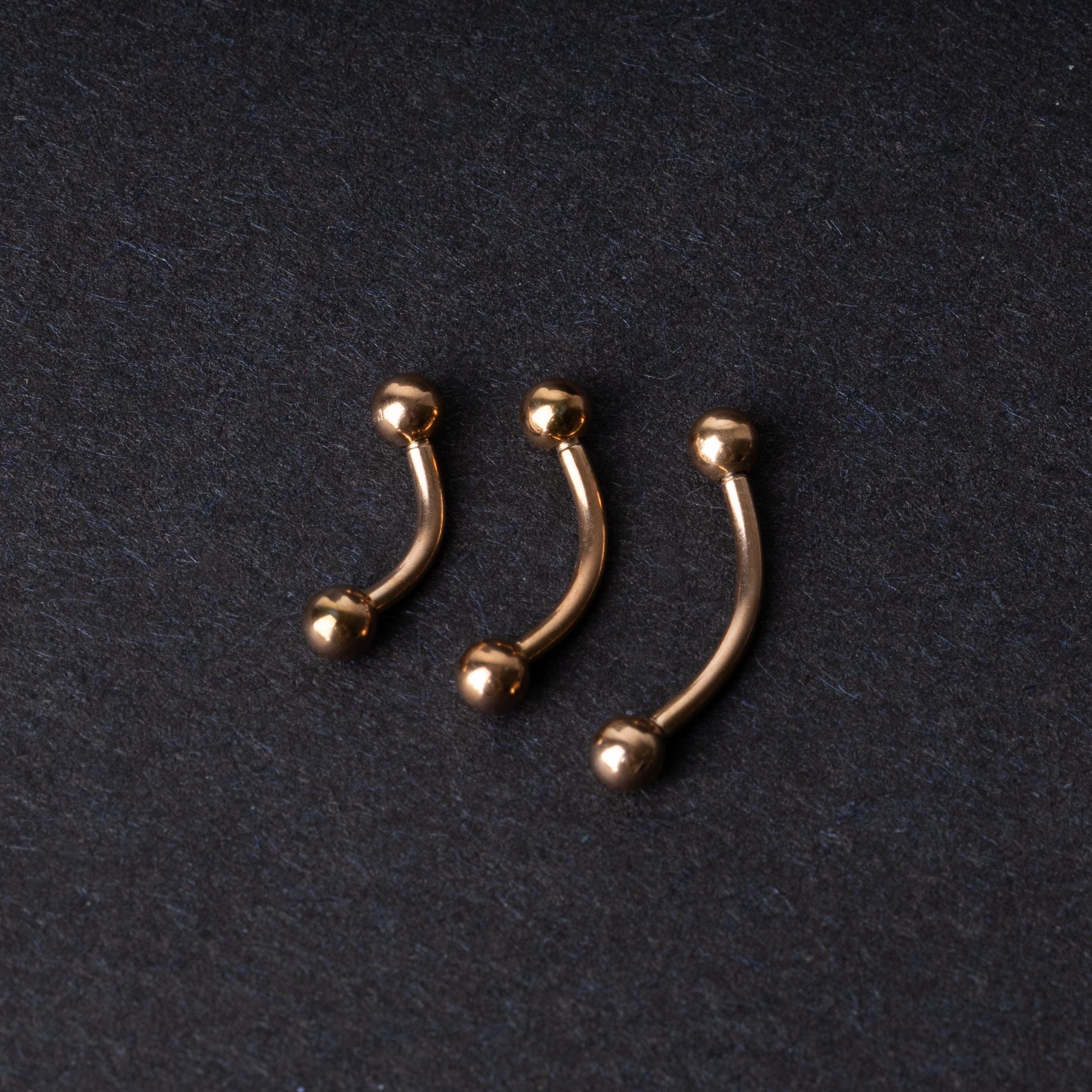 Rose Gold Curved Barbell