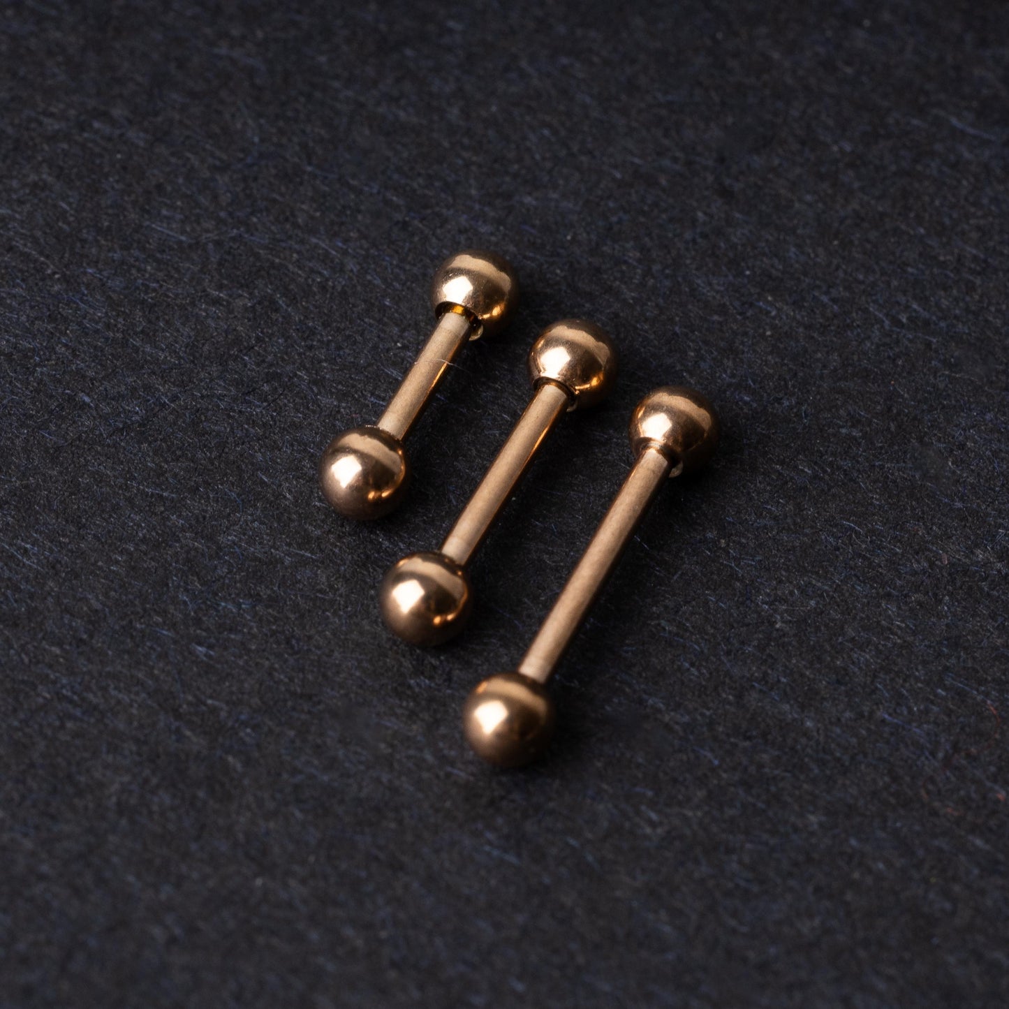 Small Rose Gold Barbell