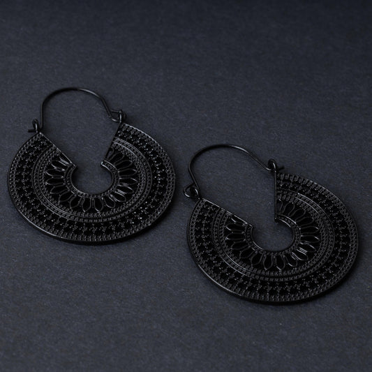 Large Mandala Earrings